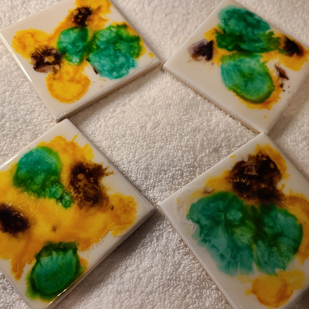 Colorful Abstract Coasters - Picture 9 of 11